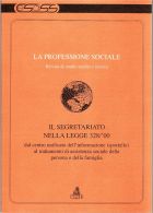 25) IL SEGRETARIATO NELLA LEGGE 328/2000